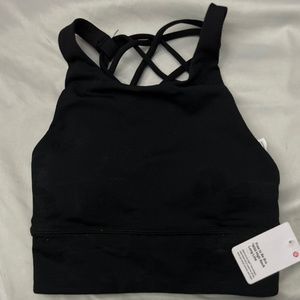 Lululemon Free to Be Bra High Neck Black size 2